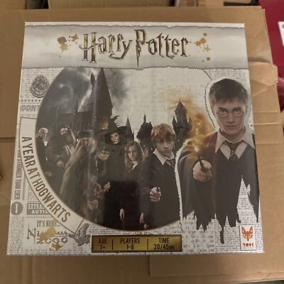 HARRY POTTER - A YEAR AT HOGWARTS BOARD GAME - Age 7+, 1-8 Players, Complete Set - Image 1 of 2