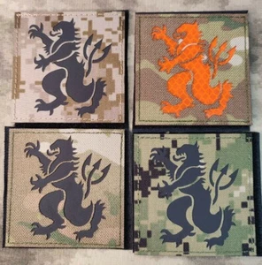 Morale Patch Lion DEVGRU SEAL, NAVY, Tactical, US Army. AOR1 AOR2 - Picture 1 of 6