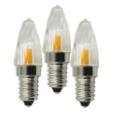 Led Light Chandelier Bulb E12 1.8w Candelabra Base Warm White 3000k 150lm - Image 1 of 4