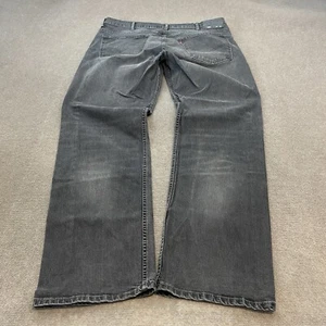 Pantalones de mezclilla Levi's 569 para hombre talla 38x34 desteñidos negros grises Y2K holgados calce suelto - Imagen 1 de 13