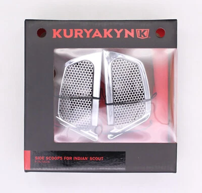 Cucharas laterales Kuryakyn, número de pieza cromado - 5624 para Indian Foto 1 de 4