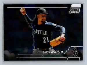 LUIS CASTILLO 2022 Topps Stadium Club Chrome Baseball #99 Seattle Mariners - Picture 1 of 2