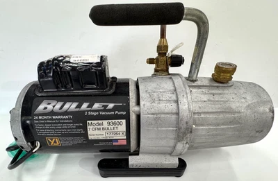 Bomba de vacío bala Yellow Jacket 7 CFM 115VAC 60HZ 2 etapas monofásica #93600 Foto 1 de 4