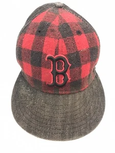 Boston Red Sox 59 Fifty New Era Gorra a Cuadros Gorra Para Hombre Talla 7 1/2 Ajustada (A13) - Imagen 1 de 12