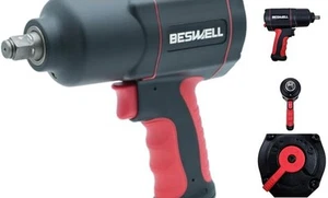 1/2-Inch Air Impact Wrench with Up to Real 1180 Foot-Pounds Max Loosen Torque - Picture 1 of 7