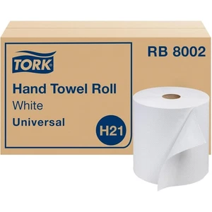 Rotoli Asciugamani Morbidi e Assorbenti - 100% Fibra Riciclata, Compatibile H21, 6 Rotoli - Foto 1 di 7