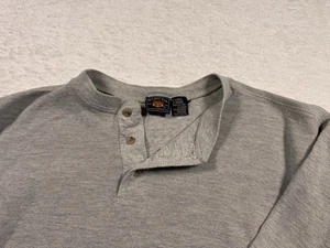 Route 66 Men’s L Gray Waffle Knit Thermal “Get Your Kicks” Long Sleeve Shirt - Picture 1 of 9