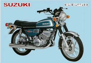 Suzuki GT250L 1974 ABZIEHBILD-KIT  - Bild 1 von 2