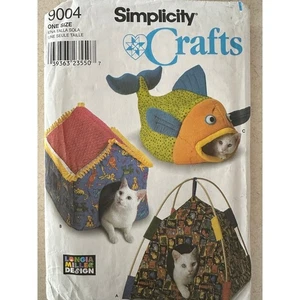 Simplicity Crafts Pattern 9004 Longia Miller Design Pet Beds UNCUT  - Picture 1 of 4
