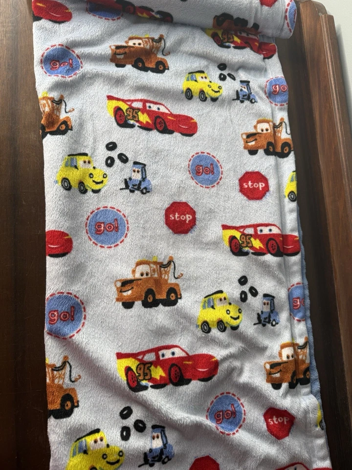 Disney Baby CARS Manta Niño Polar 40" x 30" Felpa Tiro Años 90 Y2K RARO DIFÍCIL DE ENCONTRAR Foto 1 de 4