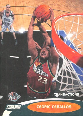 2000-01 Topps Stadium Club - #127 Pistones Cedric Ceballos Foto 1 de 2