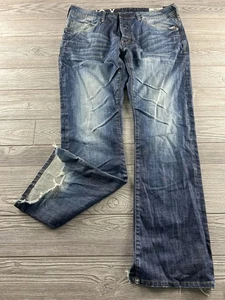 Buffalo David Bitton King-X Basic Slim Boot Jeans Gr. 34X32 Dark Wash Denim - Bild 1 von 11