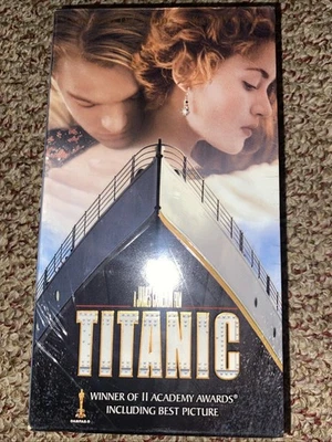 Titanic 1997 Movie VHS 2-Tape Box Set Sealed New In Box - Image 1 of 4