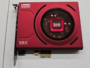 Sound Blaster Z SE SB1500 PCIe 7.1 Sound Card 116dB Windows 7 11 24-bit 192.0kHz - Afbeelding 1 van 9