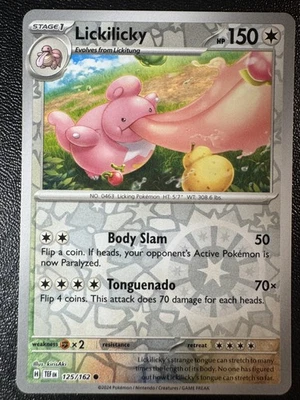 Lickilicky 125/162 Reverse Holo Common SV05: Temporal Forces NM - Image 1 of 2