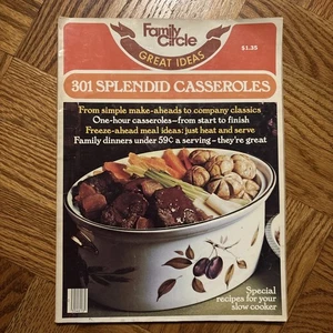 Family Circle Great Ideas 301 Splendid Casseroles Cookbook PB Vintage 1976 - Bild 1 von 4