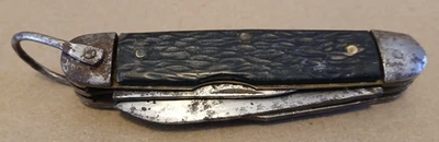 Vintage 1940s-50s Camillus New York Multi Tool Folding 3.7" Pocket Camp Knife - Image 1 of 4