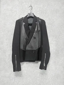 Giacca uomo doppiopetto Dior Homme usata 2007 taglia 44 nera lunghezza 62 cm - Foto 1 di 11