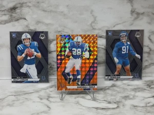2025 Mosaic RC Riley Leonard JT Tuimoloau Marshall Faulk /199 Orange Prizm Colts - Bild 1 von 3