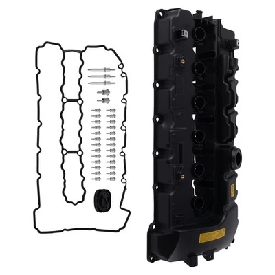 Cubierta de válvula con herrajes para BMW 135i 335i 535i N54 3,0 L 2007-2013 11127565284 Foto 1 de 4