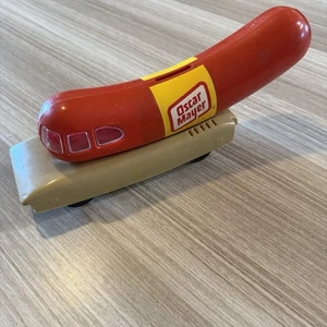 Vintage ORIGINAL Oscar Mayer Hot Dog Wienermobile Plastic Money Coin Bank - Picture 1 of 4