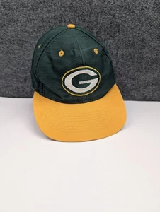 Gorra de colección Green Bay Packers Snapback verde amarillo bordada NFL - Imagen 1 de 3