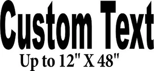 CUSTOM LETTERING Business Decal Vinyl Car Truck Van Trailer Store Front Window - Bild 1 von 3