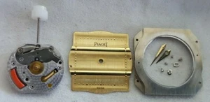 Piaget Polo Movement Caliber 858P + Dial + Hour & Minute Hands + Casing Ring - Picture 1 of 12