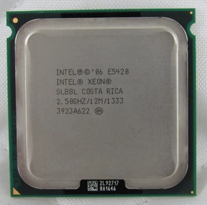 Intel Xeon Prozessor E5420 SLBBL 12M Cache 2,50 GHz 1333 MHz FSB Sockel LGA771 - Bild 1 von 1