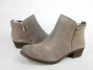 LUCKY BRAND WOMEN'S BARTALINO ANKLE BOOTS,BRINDLE OILED SUEDE, US 12 MEDIUM,NEW - Picture 1 of 8