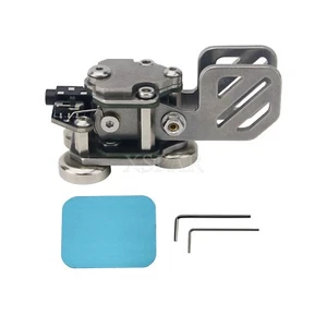 Stainless Steel CW Morse Key Portable Telegraph Key Paddle Key Magnetic Base top - Zdjęcie 1 z 6