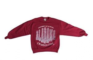 VTG 90’s University of Alabama Roll Tide Mens Size Large Red Oak Sweatshirt - Picture 1 of 6
