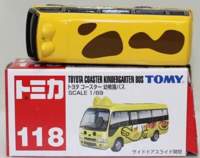 Tomica 118 Toyota Coaster Kindergarten Bus - Image 1 of 4