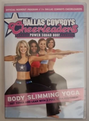 DALLAS COWBOYS Cheerleaders Power Squad Bod! Body Slimming YOGA DVD NEUw. - Bild 1 von 2