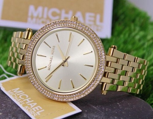 OROLOGIO DONNA MICHAEL KORS MK3191 CINTURINO ORO QUADRANTE ORO CASSA ORO