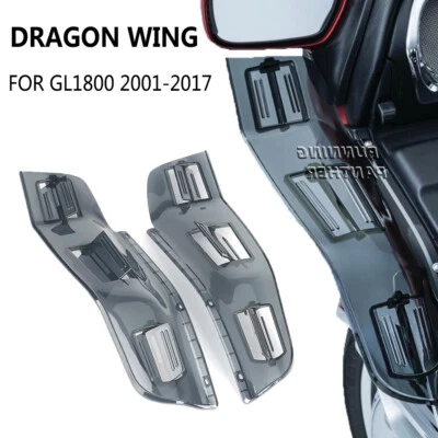 Directores de viento ventilados Gold Wing Dragon Wing para Honda Goldwing GL1800 2001-2017 Foto 1 de 4