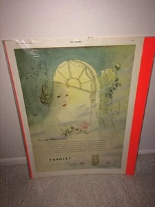 Crema y loción vintage para la piel Yardley 1951 página completa revista anuncio impreso 10" x 14"  - Imagen 1 de 5