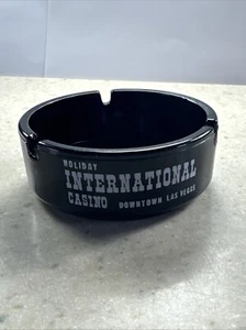 Vintage Holiday International Casino Glass Ashtray Mid Century Collectible 1520 - Picture 1 of 7