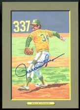 Rollie Fingers Signed Perez-Steele Great Moments Postcard Autograph ZJ6492