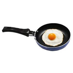 Stainless Steel Single Serve Frying Pan Skillet Non-stick Egg Omelet Mini Pans - Picture 1 of 12