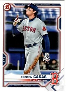 Triston Casas Boston Red Sox 2021 Bowman Draft - Picture 1 of 2