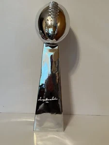 Terry Bradshaw Steelers Signed Autographed Super Bowl Replica Trophy Beckett COA - Picture 1 of 9