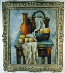 Herrmann von Point: ""Natura morta con brocca in stile russo. Avantgarde"" olio - Foto 1 di 5