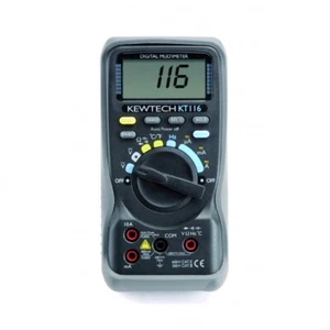 Kewtech KT116 Digital AC/DC Current & Temperature Multimeter - 600v - Picture 1 of 1
