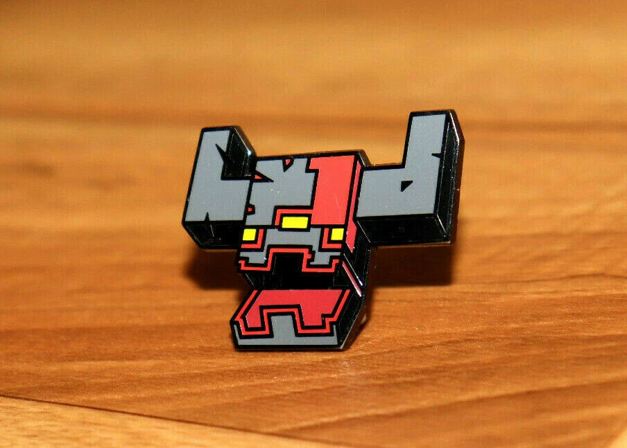 Minecraft Dungeons Promo Pin Badge Gamescom 2019 Nintendo Switch PS4 Xbox One - Image 1 of 4