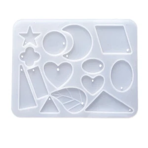 Dangle Earring Silicone Mold for DIY Handmade Jewellery Making Pendant Decor - Picture 1 of 8