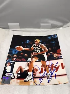 Dennis Rodman Signed San Antonio Spurs 8x10 Photo Autographed PSA/DNA COA 1A - Picture 1 of 4