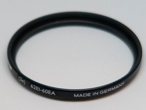 B+W 62mm to Leica E60 adapter ring