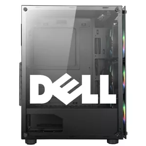 Dell Gaming Desktop PC Laptop Wall Window Door Office Vinyl Sticker Decal - Picture 1 of 4