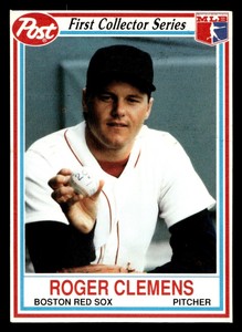 1990 Post Cereal Roger Clemens #2 Boston Red Sox